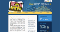 Desktop Screenshot of penzion-herlikovice.cz